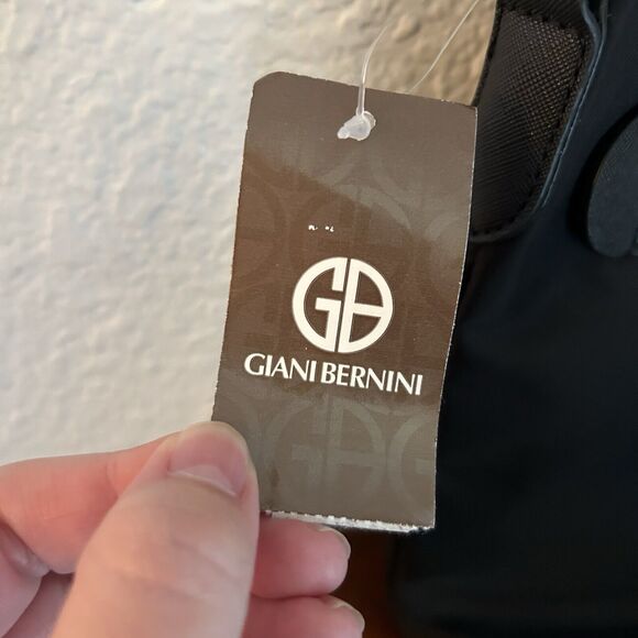 Giani Bernini Women's Small Nylon North South Crossbody CG2 Black One Size NWT - Picture 3 of 5